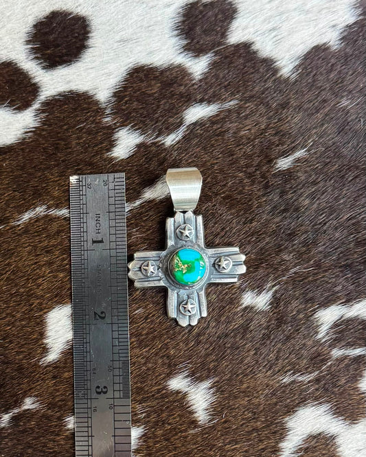 Sonoran Gold Star Cross Pendant *Native