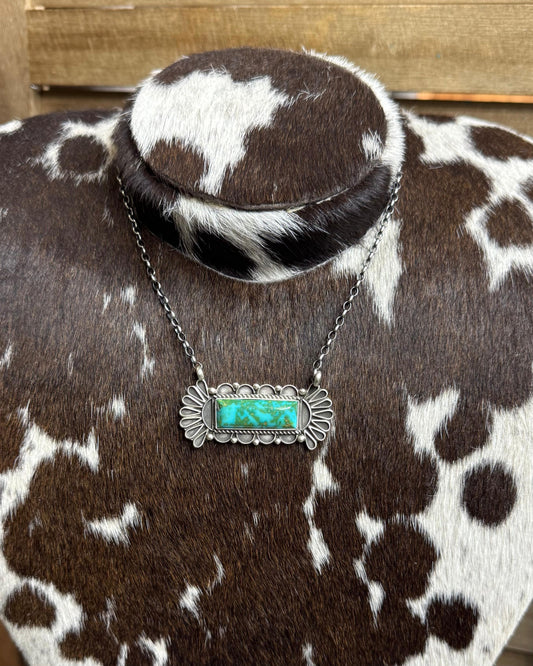 17.5" Banner Bar Necklace *Native