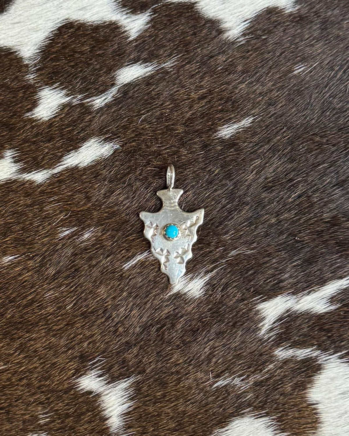 Turquoise Arrowhead Pendant *Native