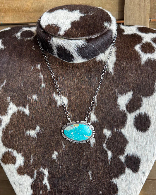 White Water Oval Necklace *Native