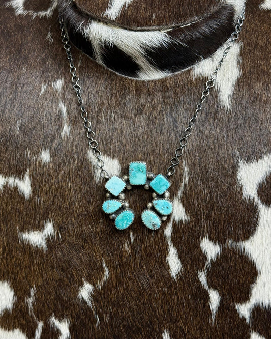 19" White Water Naja Necklace *Native