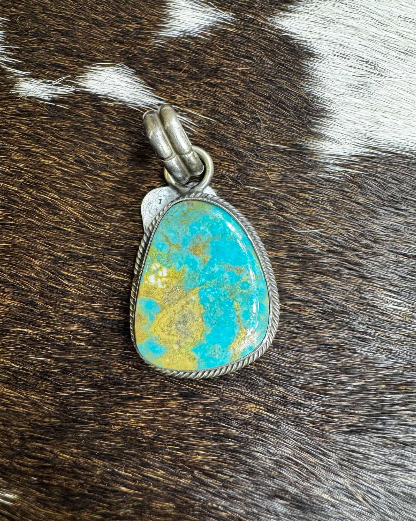 #8 Turquoise Pendant *Native