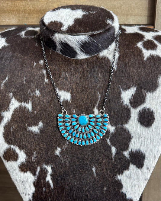 20.5 Petit Point Half Cluster Necklace *Native