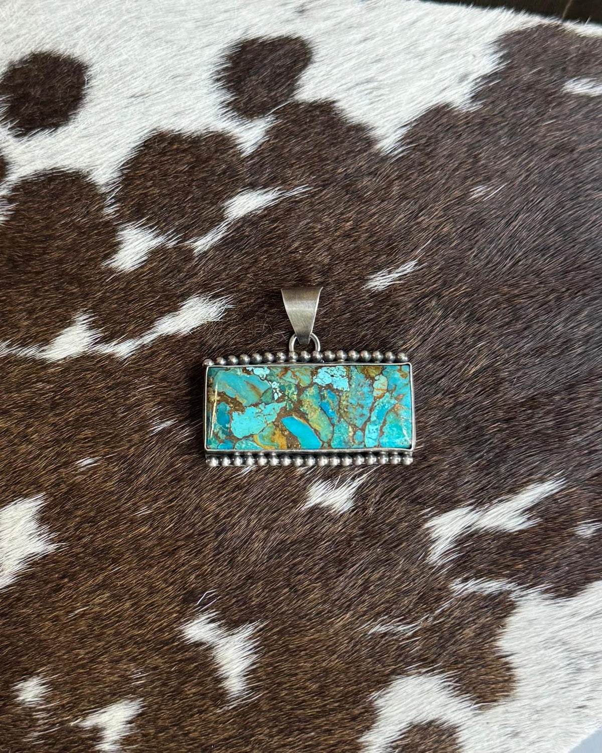 Kingman Turquoise Pendant *Native