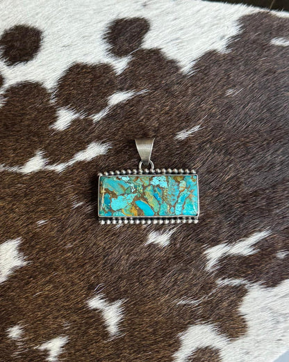 Kingman Turquoise Pendant *Native
