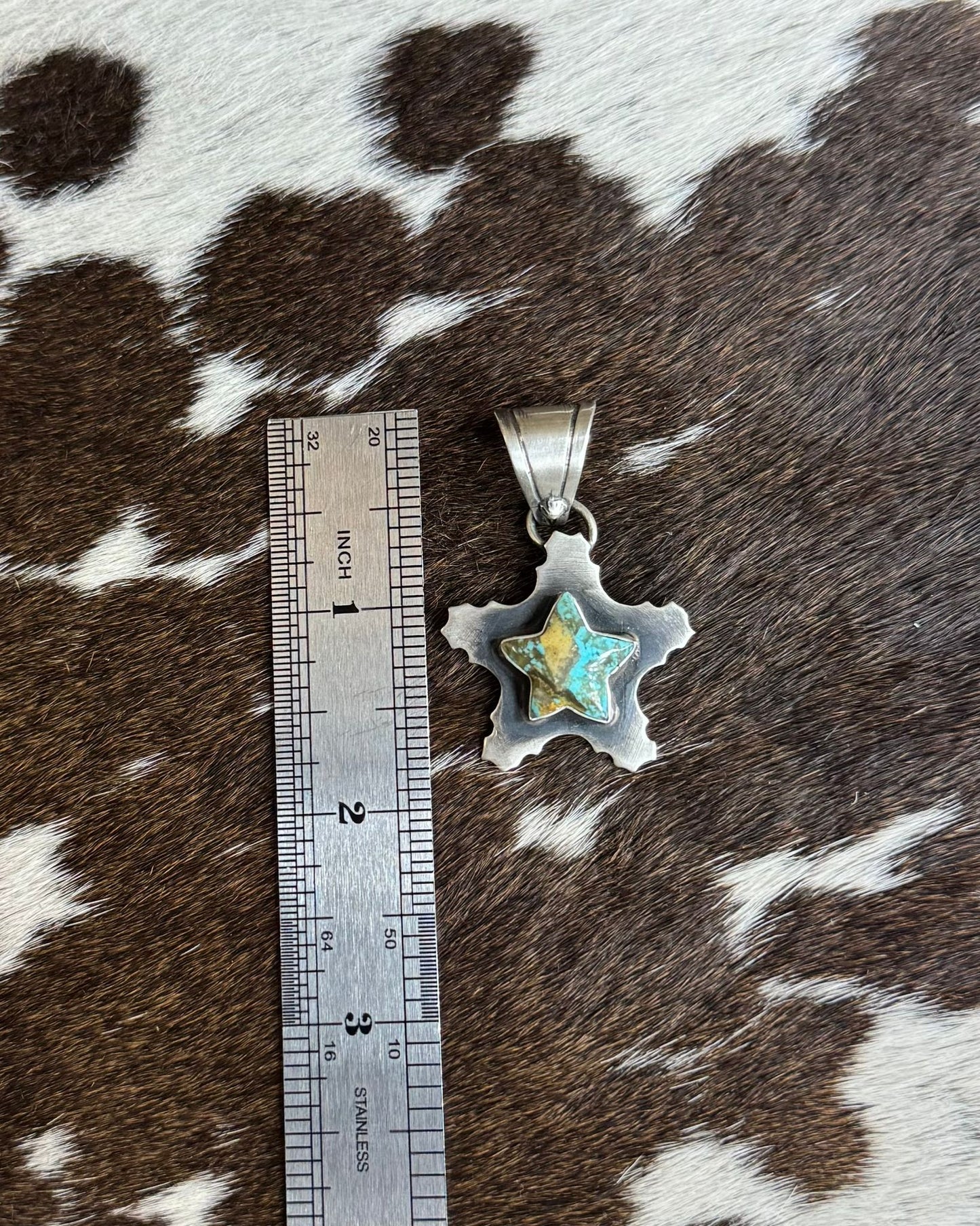Turquoise Star Pendant *Native
