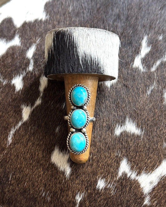3 Stone Kingman Adj Ring *Native