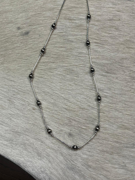 Pearl Liquid Silver Necklace *NonNative