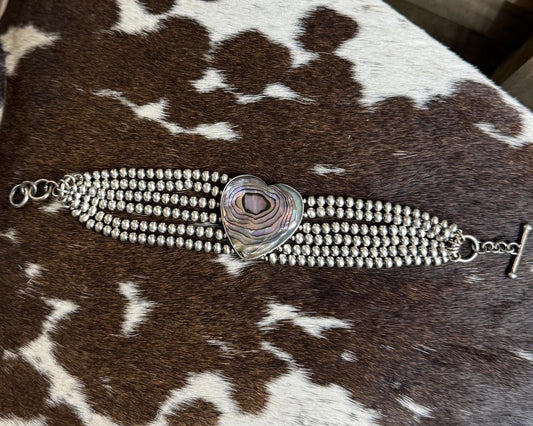 Abalone Heart Bracelet *Native