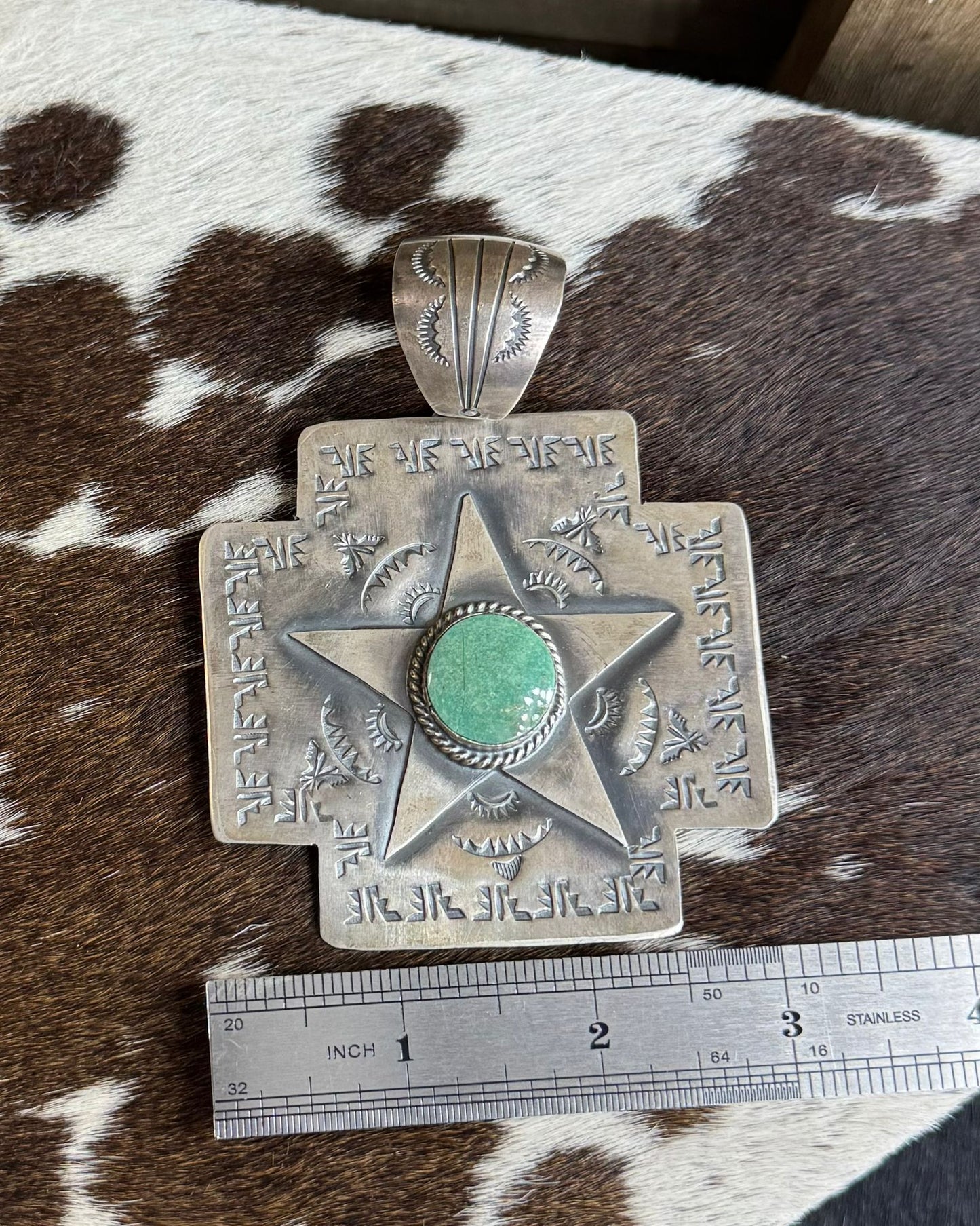 Large Cross- Star Pendant *Native