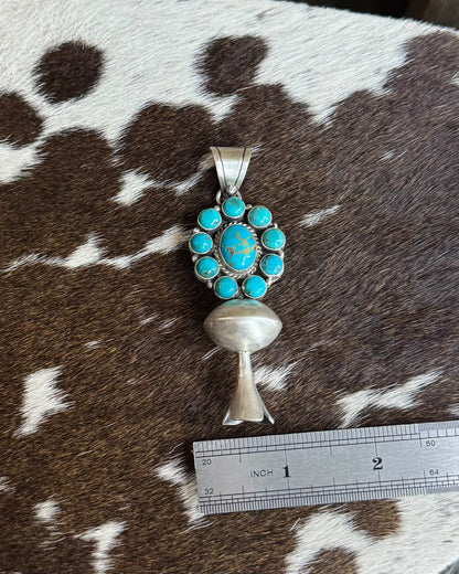 Flower Blossom Kingman Cluster Pendant *Native