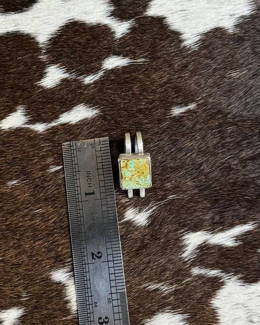 Square Green Pendant *Native