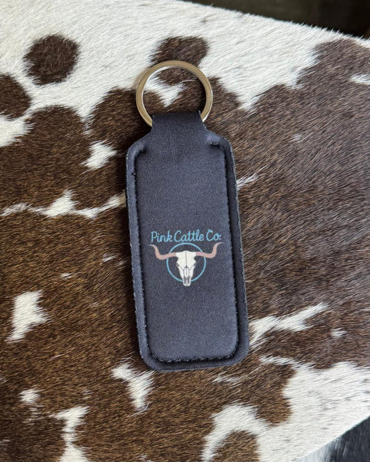 Pink Cattle Chapstick Holder