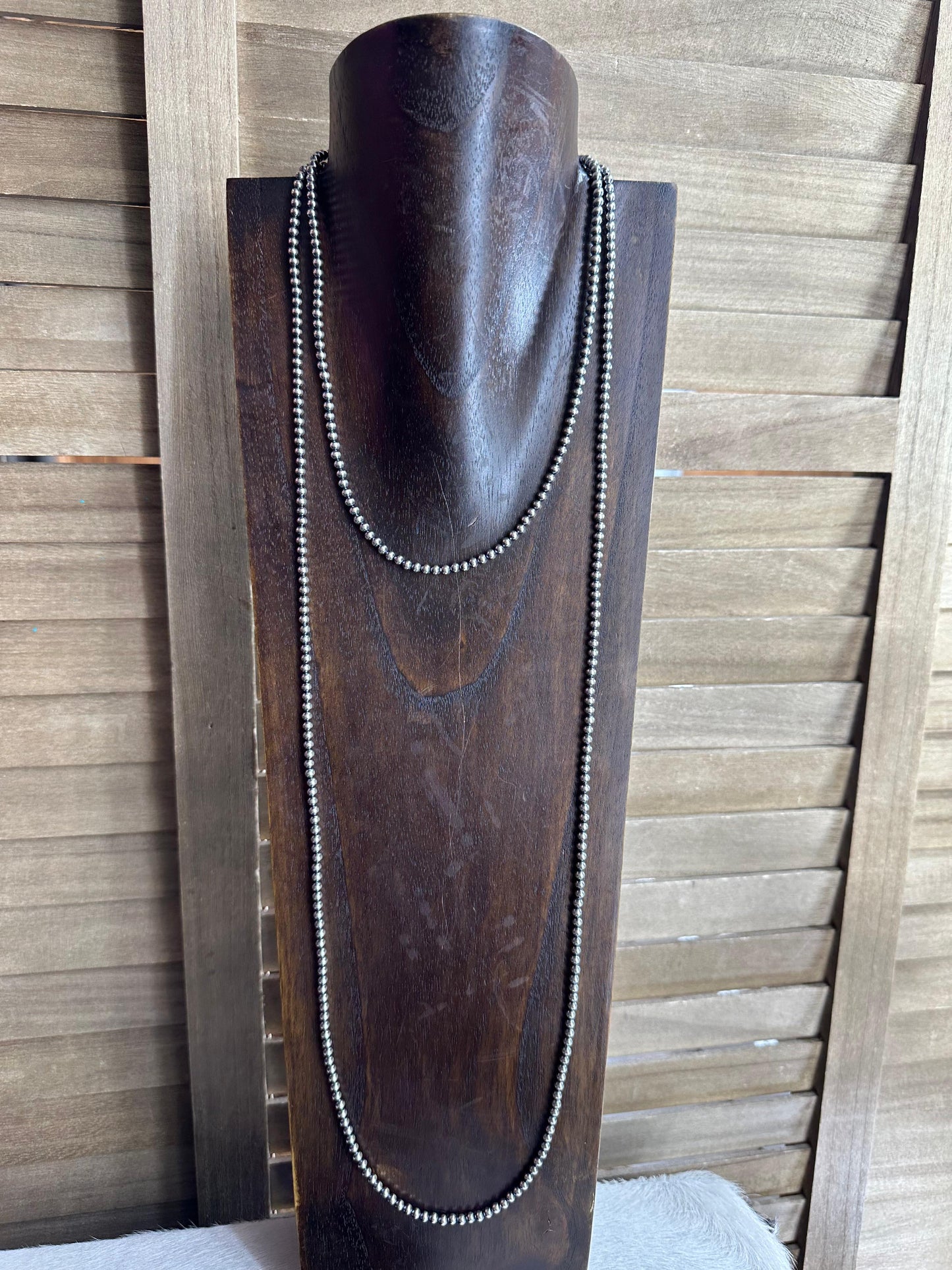 4mm 60" Pearl Necklace