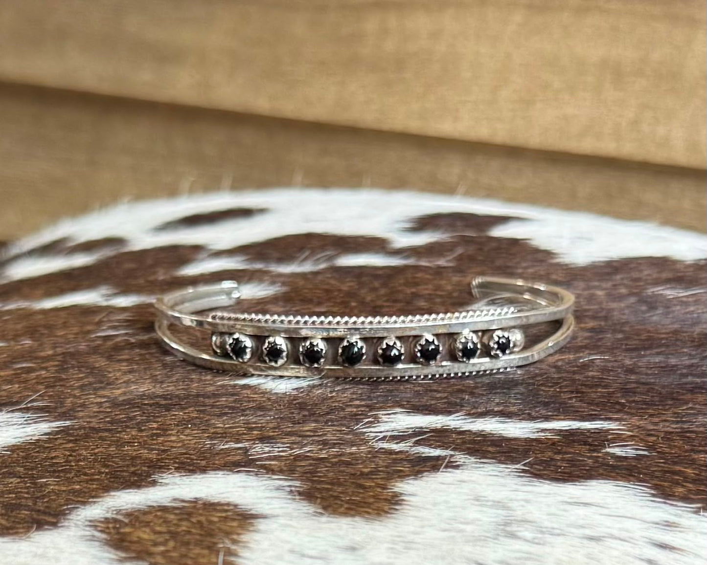 Black Onyx Zuni Cuff *Native