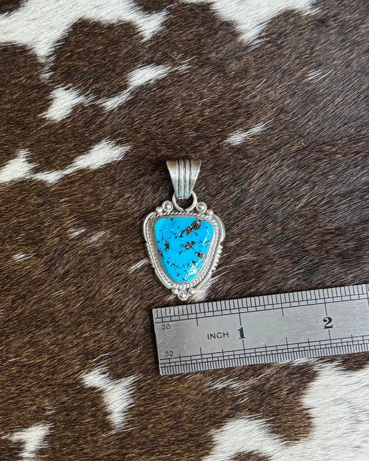 Vintage Kingman Turquoise Pendant *Native