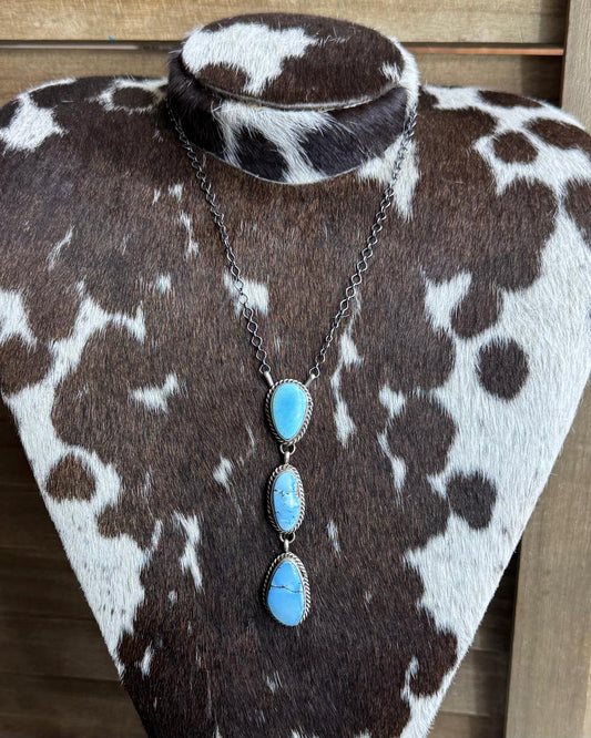 Golden Hills 3 Stone Lariat *Native