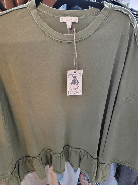 Olive Pep Top