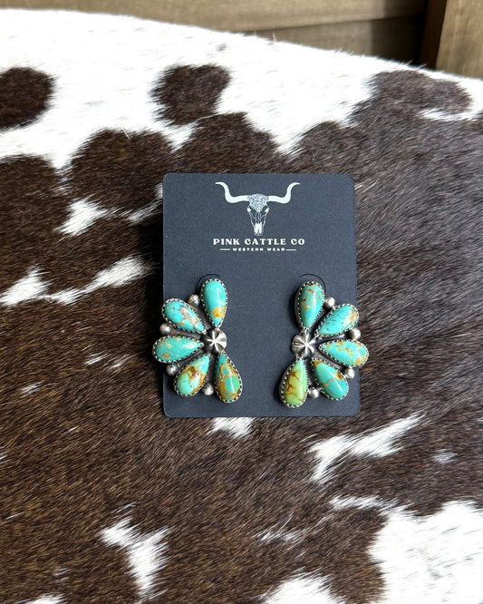 Starburst Half Cluster Earrings *Native