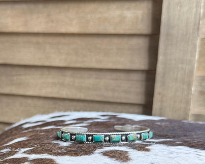 Turquoise Squate Studded Cuff *NonNative