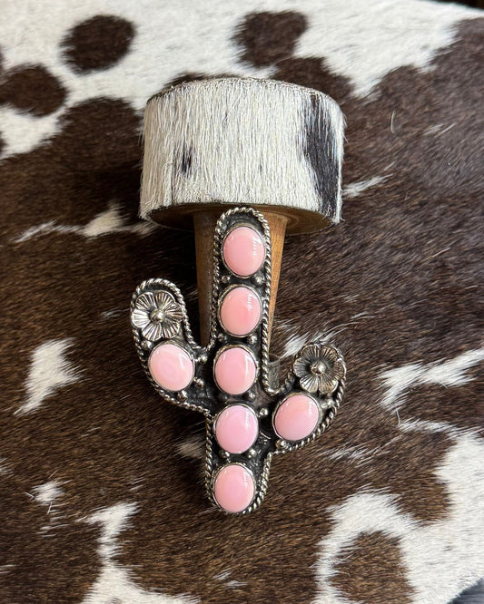 Cactus Pink Conch Ring * NonNative