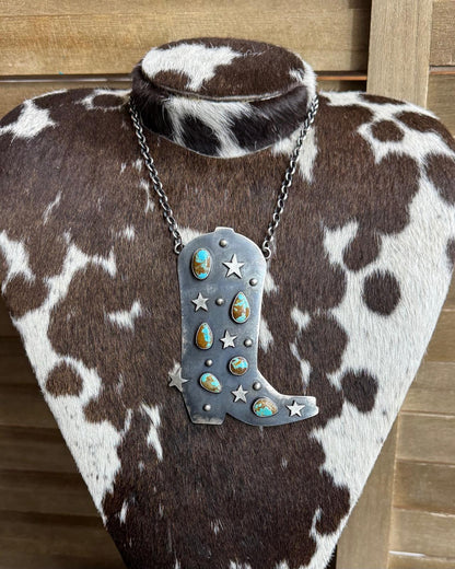 Kingman Star Boot Necklace *Native