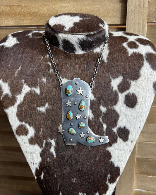 Kingman Star Boot Necklace *Native