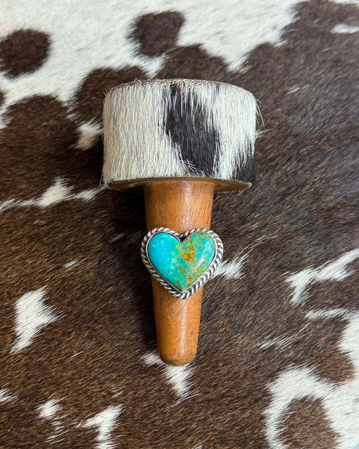 Turquoise Heart Ring *Native