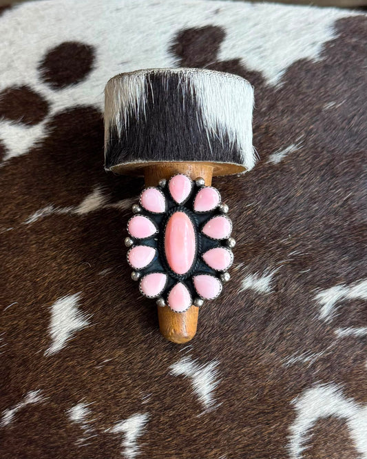 Pink Conch Cluster Ring *Native