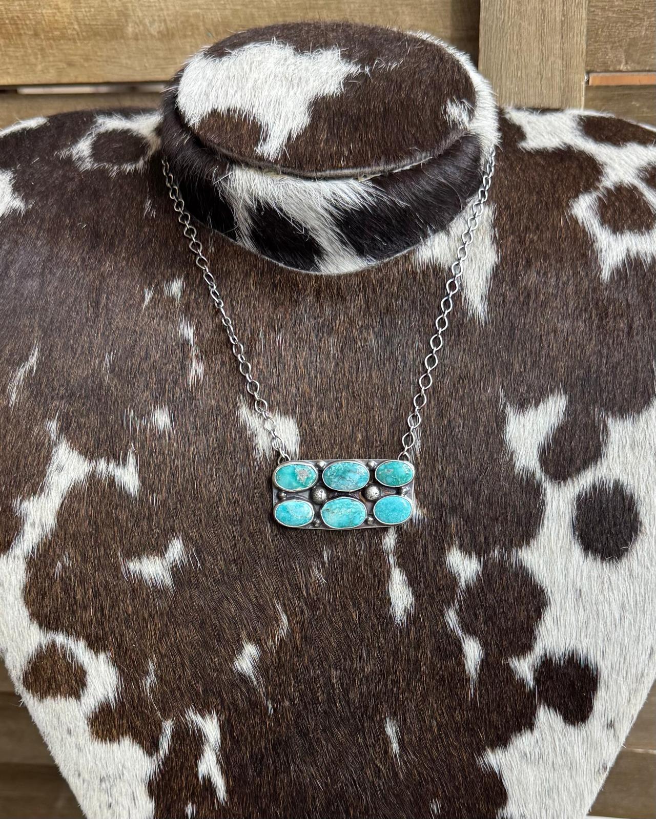 White Water Square Necklace*Native