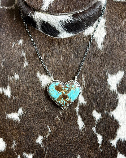 16" #8 Mine Heart Necklace *Native
