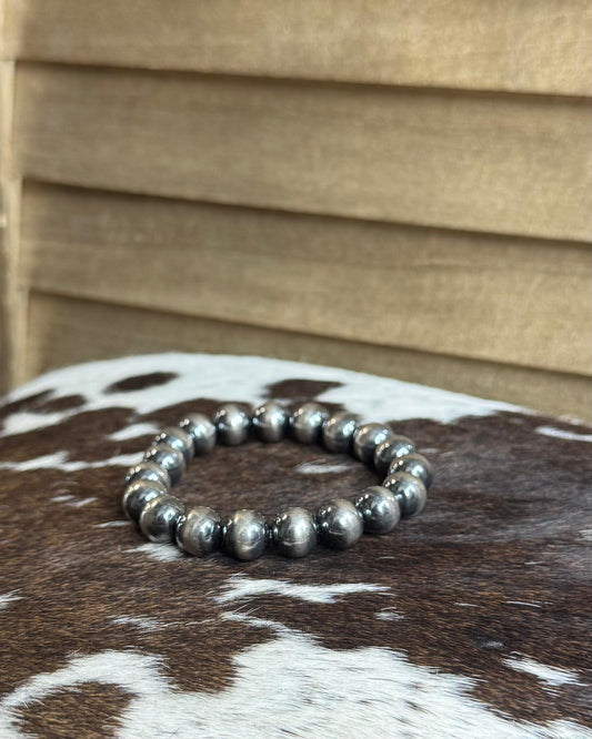 10mm Pearl Stretch Bracelet