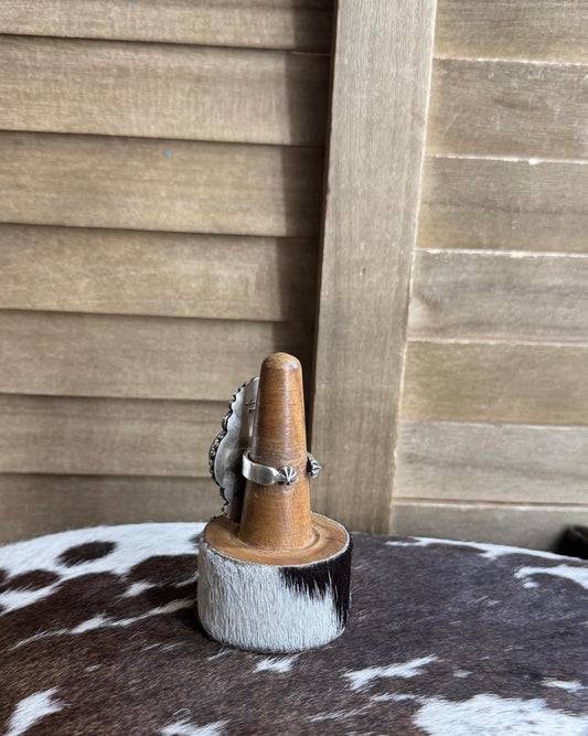 Royston Sculpted Ring Adj. * Native