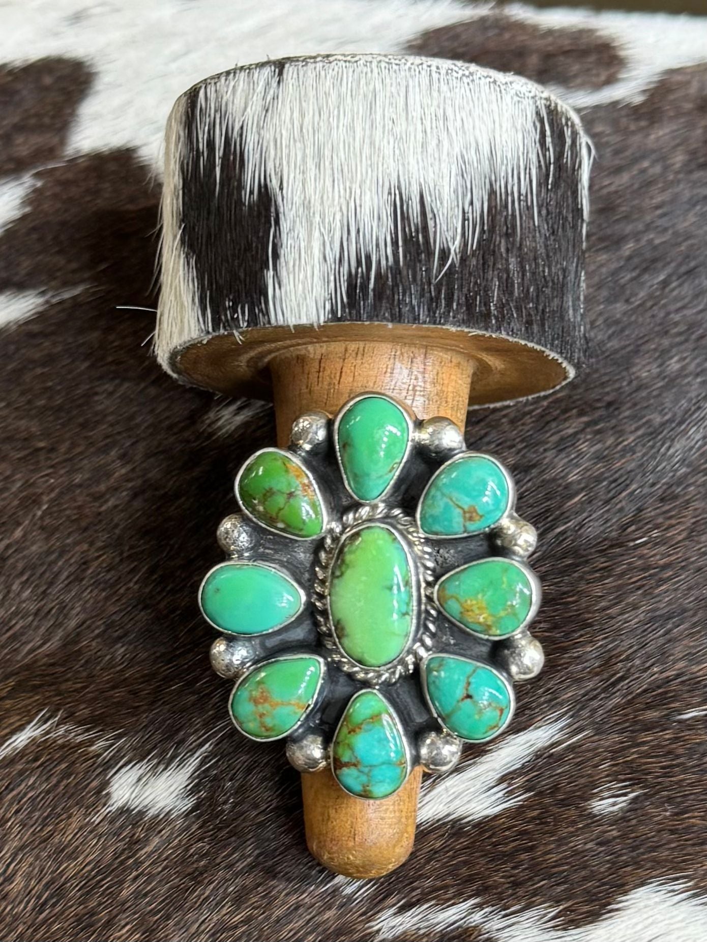 Green Full Cluster Ring *Native