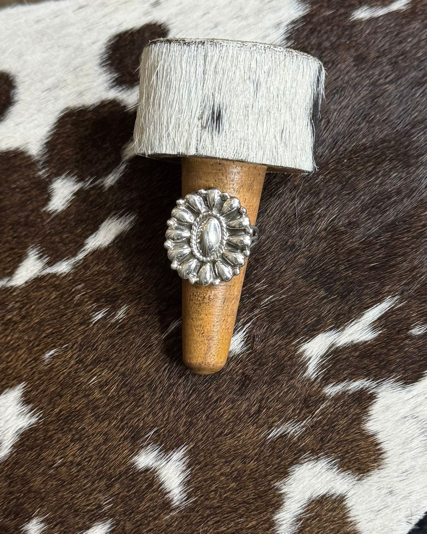 All Sterling Cluster Ring *Native