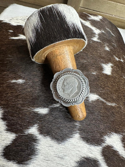 L Dime Ring Adj *Native