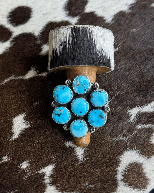 Blue Cluster Ring *Native