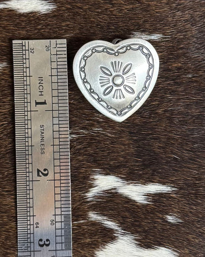 Pattern Heart Pendant *Native