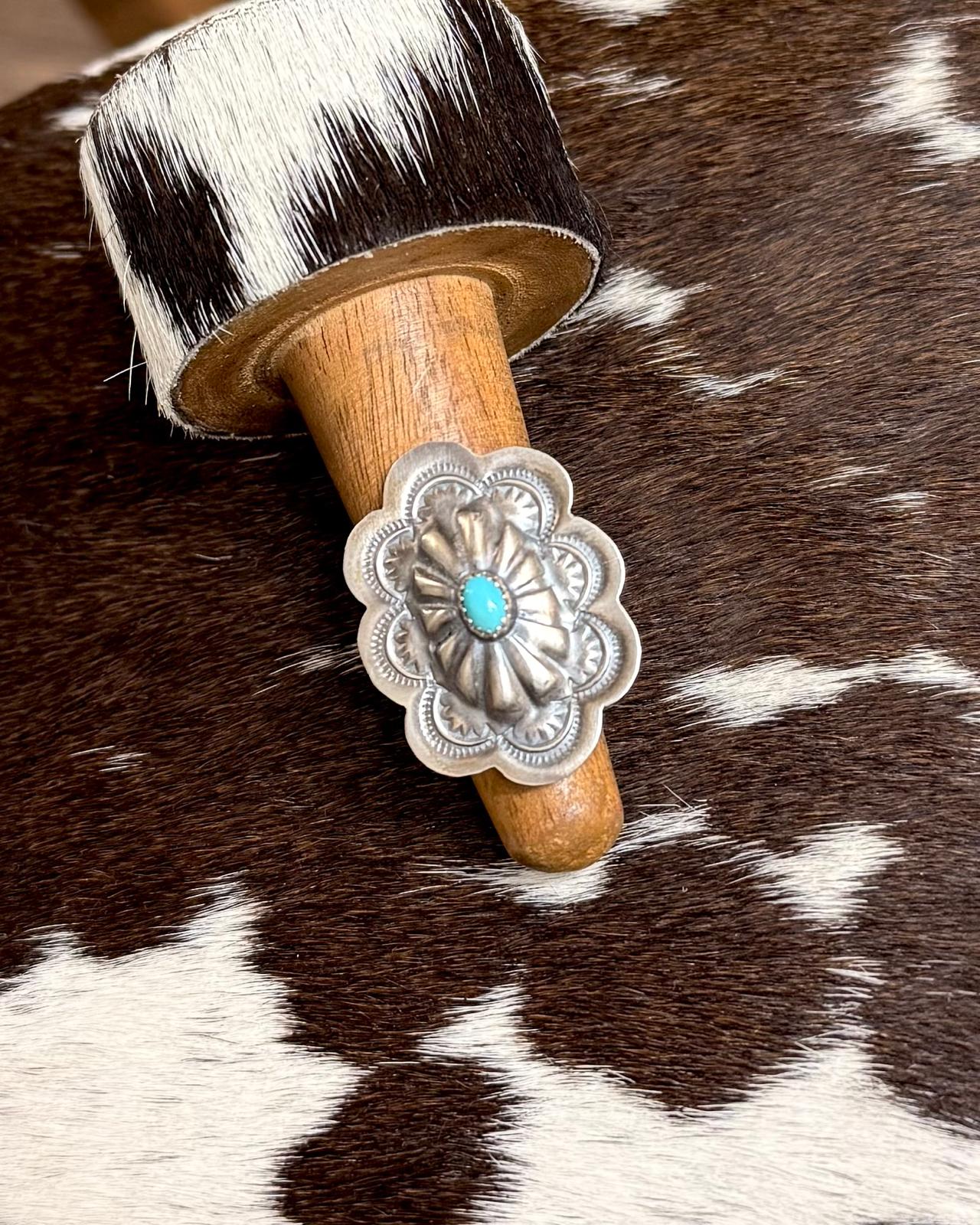 Concho Adj Sterling Ring