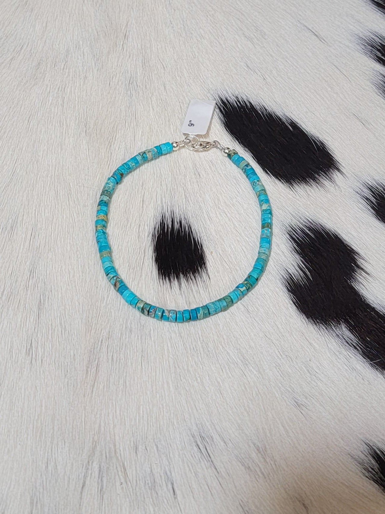 9" Blue Anklet