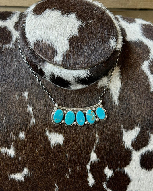 18" Curved Bar Necklace *Native