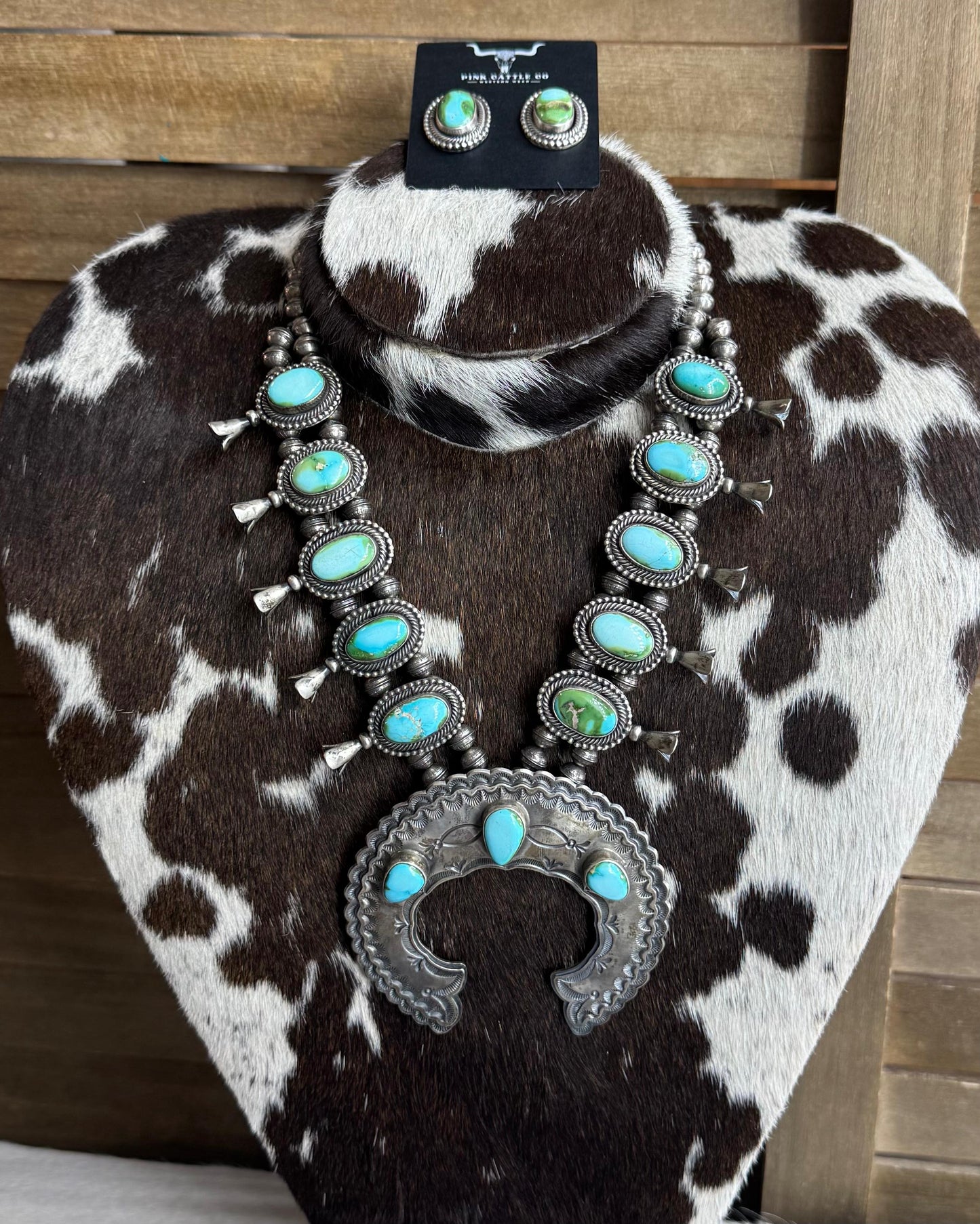 Sonoran Squash Blossom Statement Necklace *Native