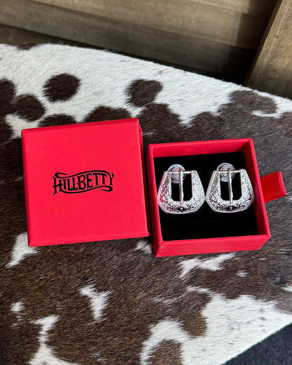 Hillbetty Buckle Earrings *Small