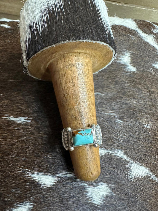 Square Turquoise Ring *Sz 6