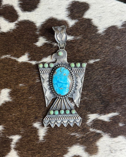 Blue Thunderbird Pendant *Native