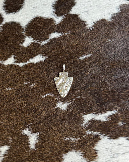 Sterling Silver Arrowhead Pendant *Native