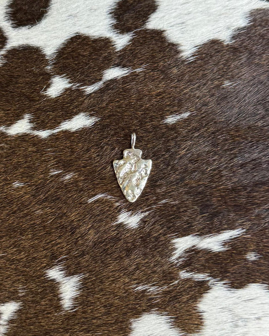 Sterling Silver Arrowhead Pendant *Native