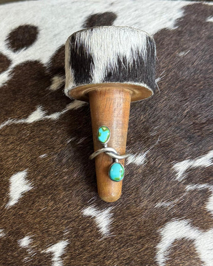 Twisted 2 Stone Sonoran Ring *Native