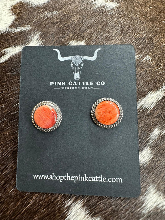 Spiny Circle Studs