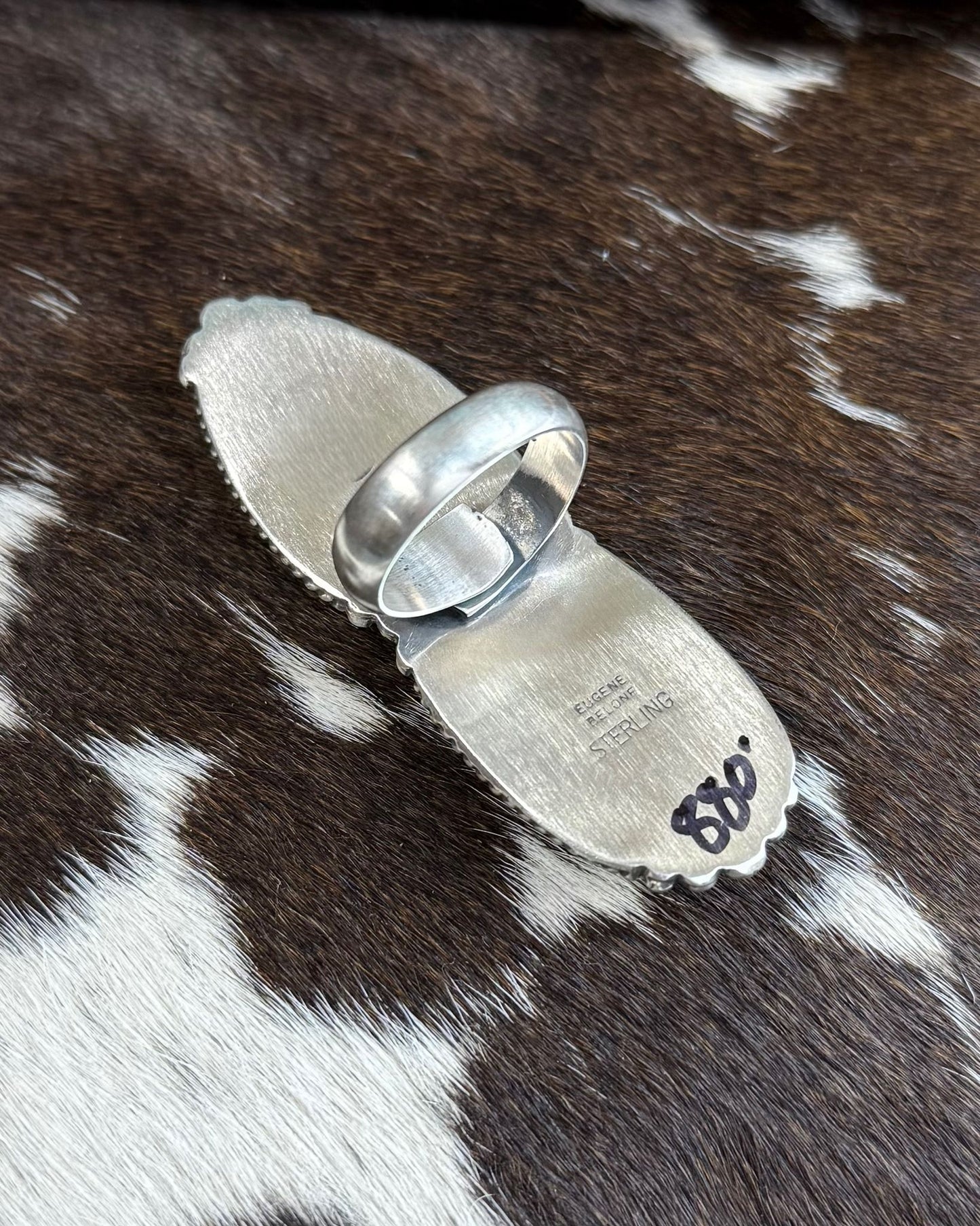 Eugene Belone Adjustable 2 Stone Ring *Native